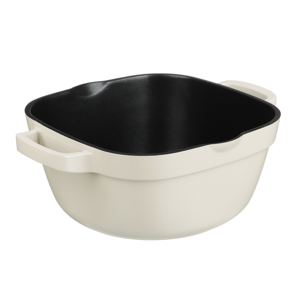 SATOSHI Мулон Кастрюля с крышкой литая 3,0л, d20x10см, антипригарное покрытие, индукция - #8