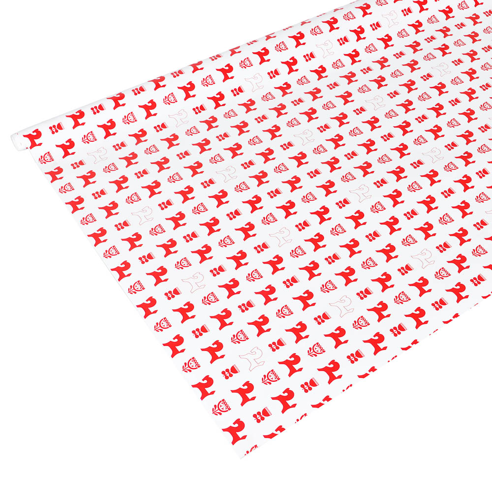 Бумага тм СНОУ БУМ подарочная, 70x100 см, 70 г односторонняя, 6 диз., арт.3 - #11