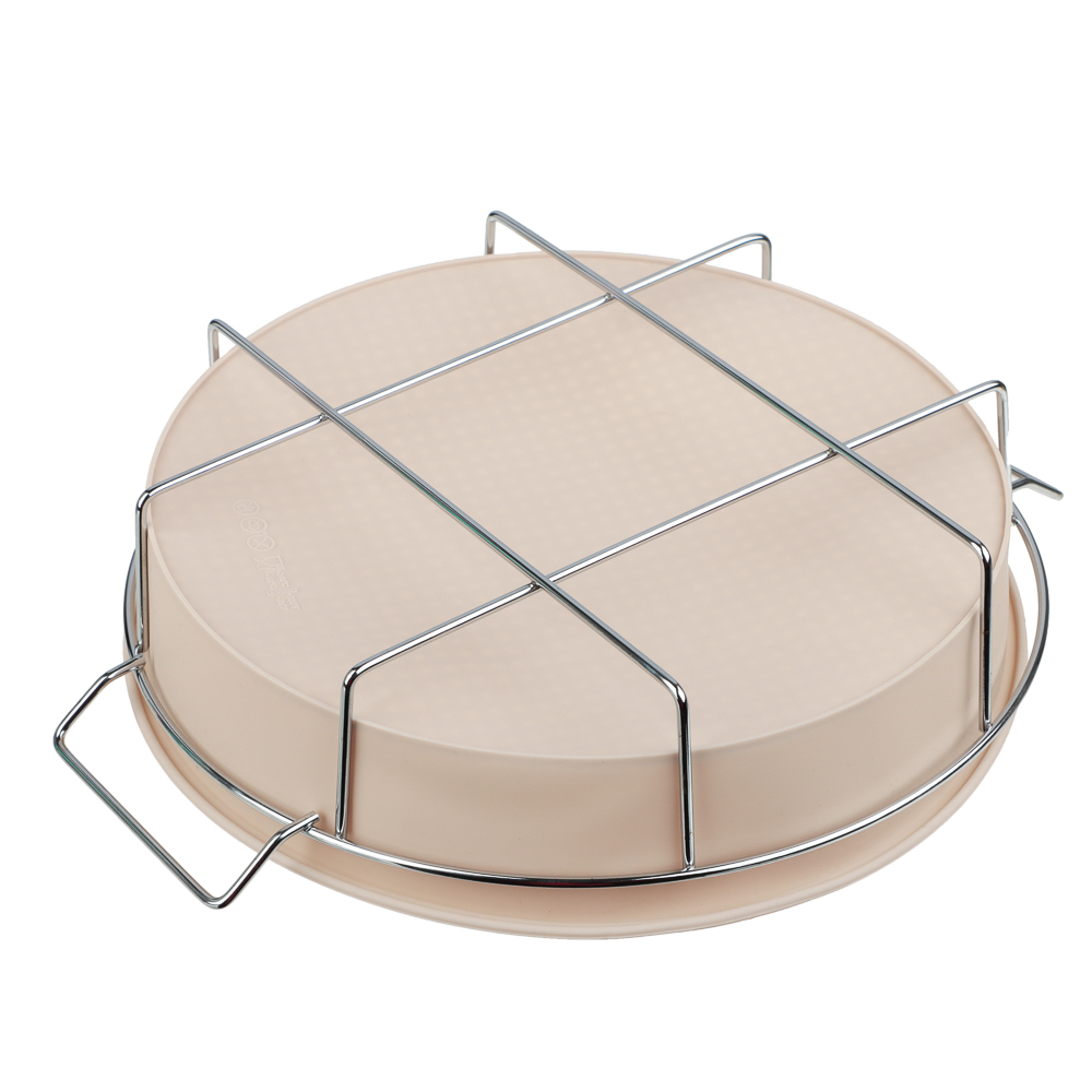 VETTA Форма силиконовая 25x6см, круглая на мет.подставке, 3 цвета - #8