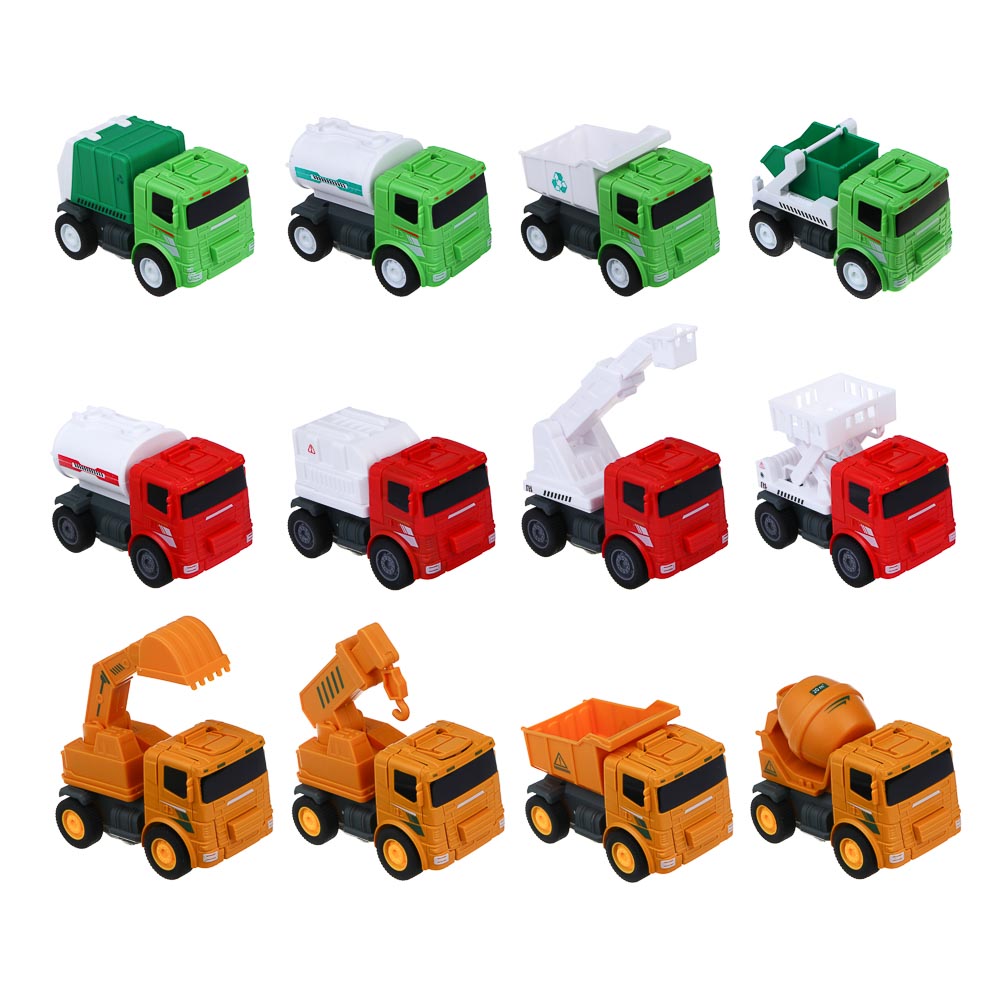 ИГРОЛЕНД Спецтехника трансформирующаяся в робота, РР, 10,5х9х6,5см, 12 дизайнов - #3