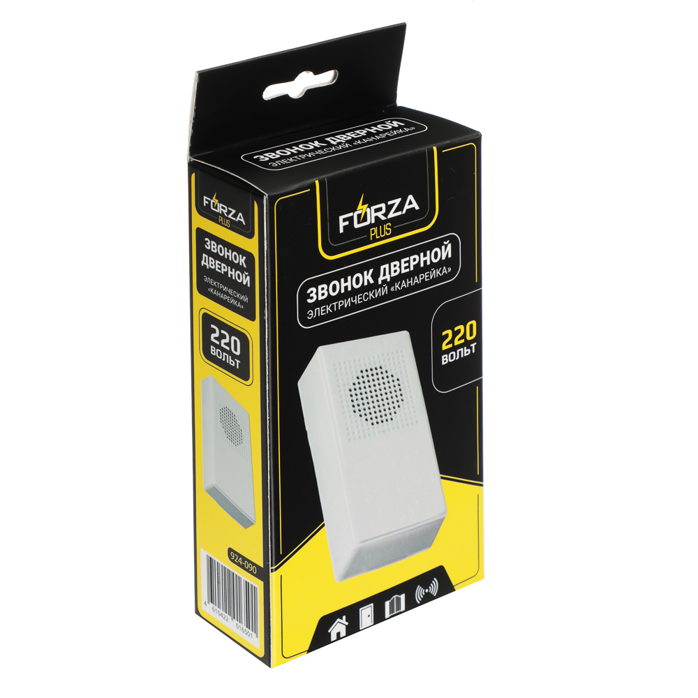 FORZA Звонок дверной электрический, 230В, "Канарейка", без кнопки - #2