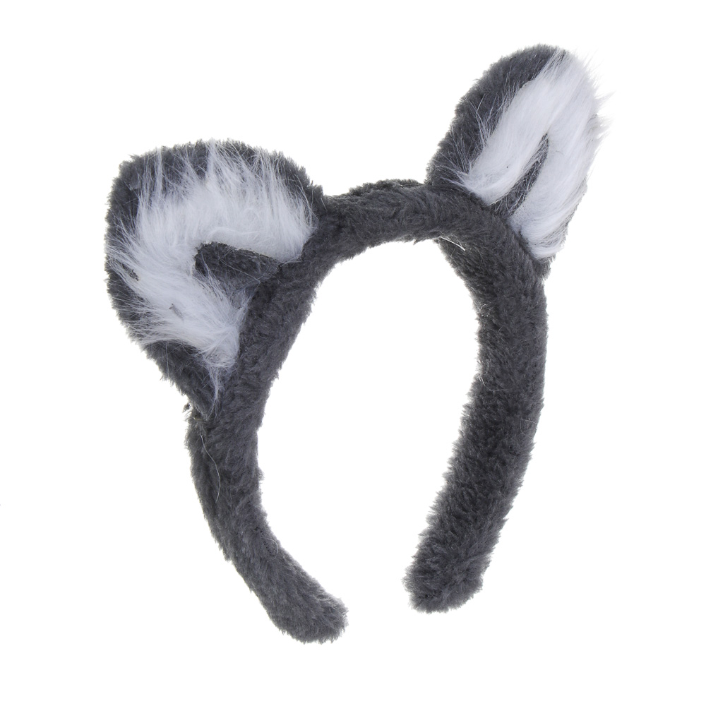 СНОУ БУМ Ободок "Кошачьи ушки", диаметр 10см, пластик, полиэстер - #2