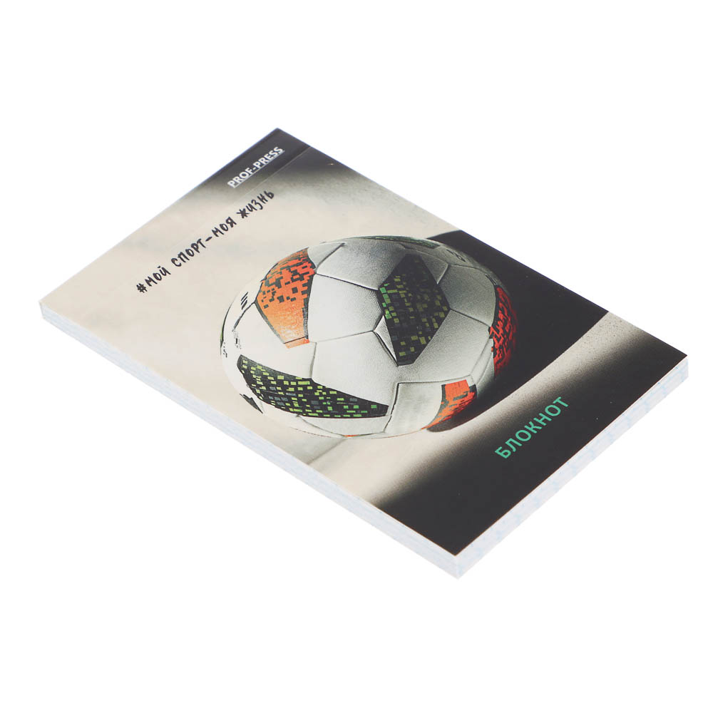 Блокнот А7, 48л, офсет, обложка картон, склейка, в ассортименте - #19