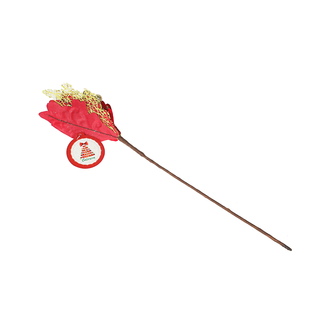 Украшение декоративное Сноубум "Цветок", 28x27 см - #4