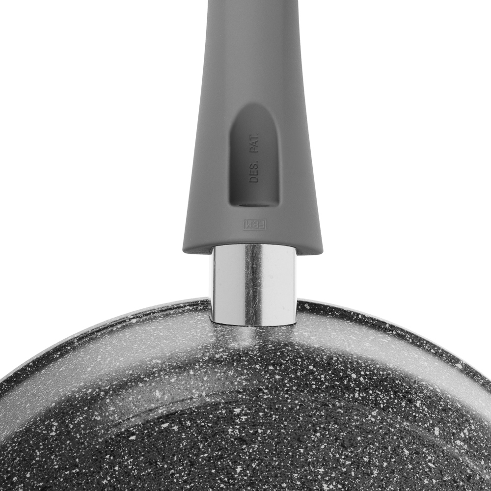 Сковорода литая Pietra d26см, антипригарное покрытие, серый гранит - #6