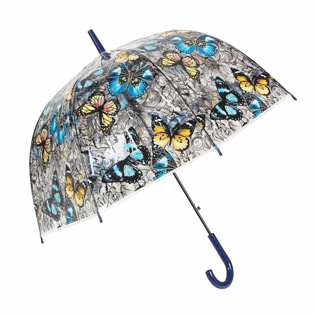 Зонт-трость женский, сплав, пластик, ПВХ, 60см, 8 спиц, 4 дизайна - #2