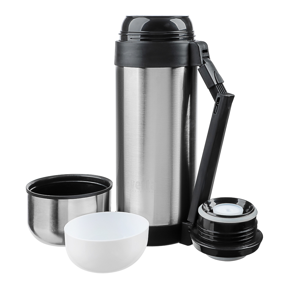 VETTA Термос металлический "Туристический" с широким горлом 1,50л серебристый - #2