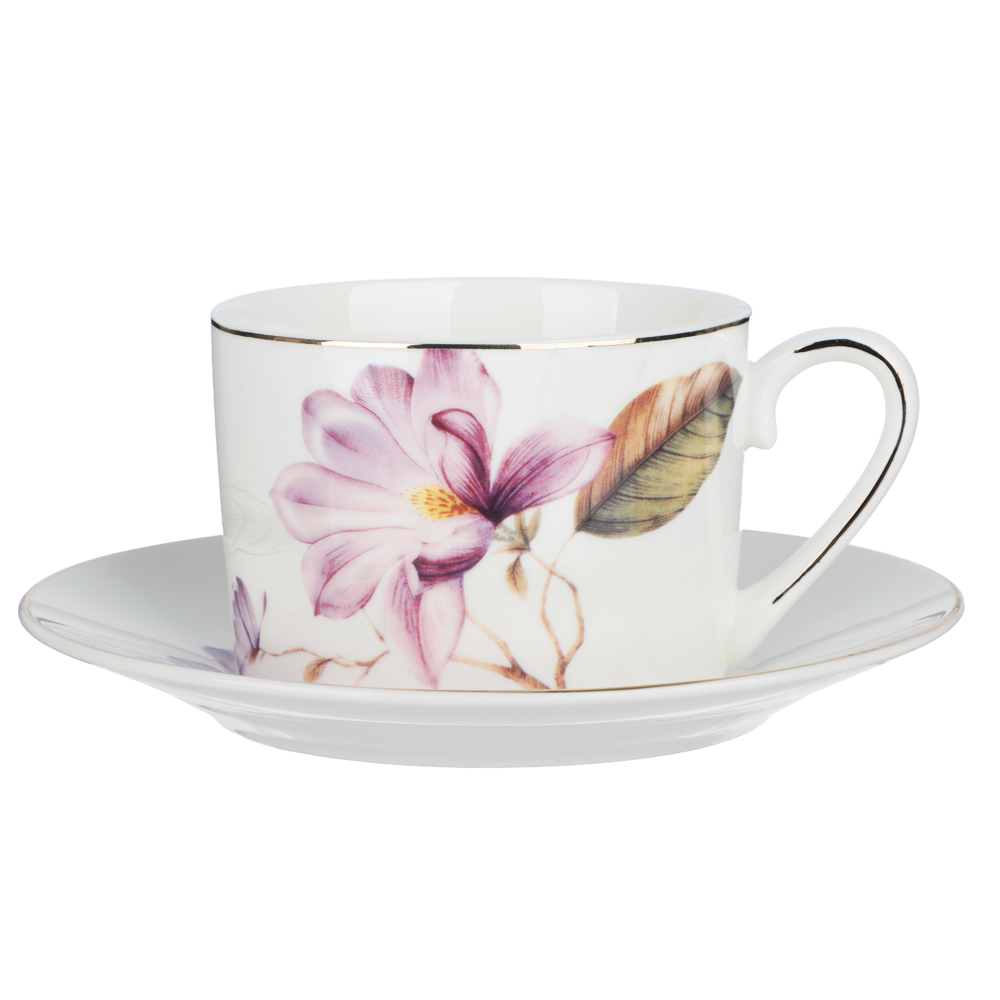 Набор чайный 2 пр., 250мл, MILLIMI, Глория, фарфор - #1