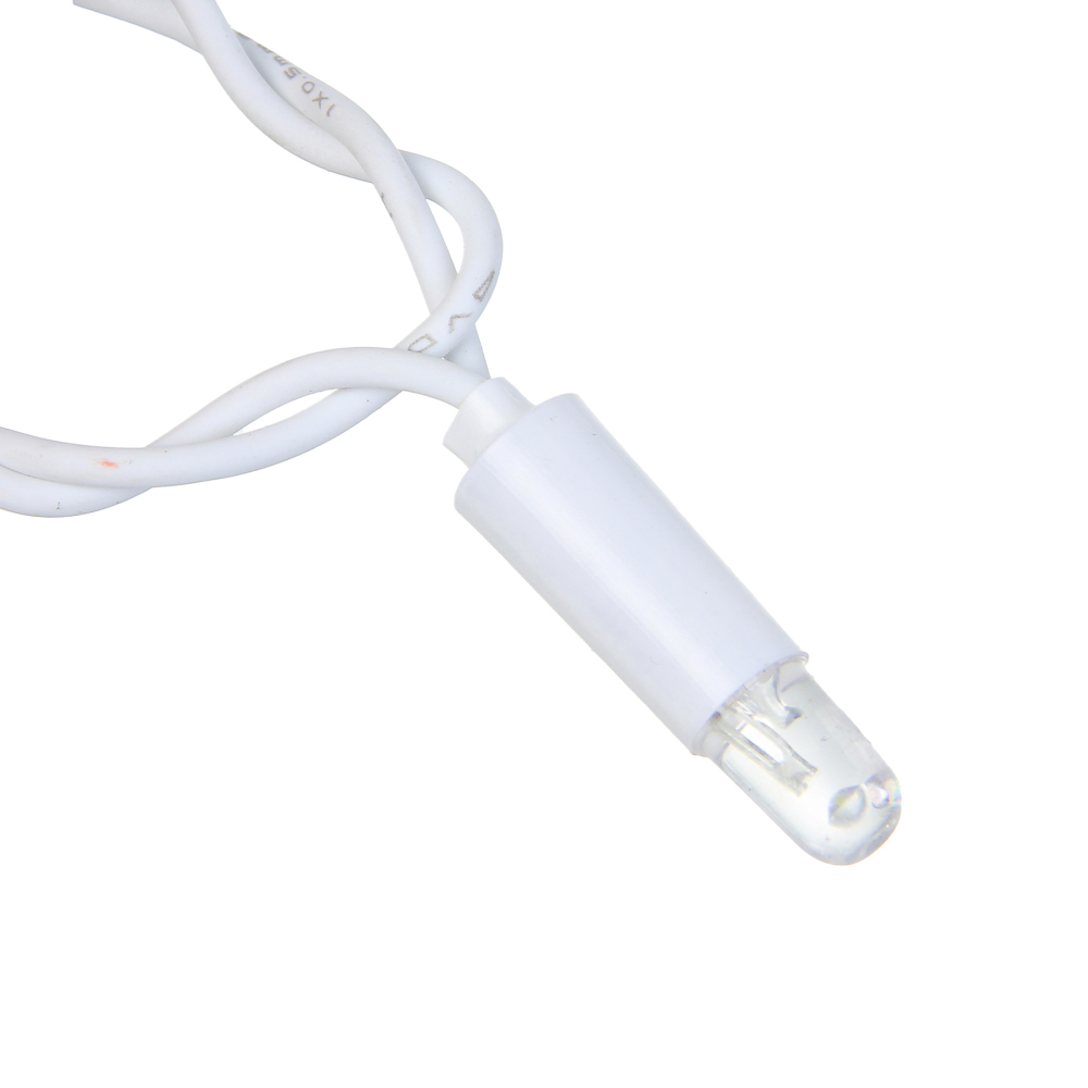 BY Эл.гирлянда бахрома уличная, 3x0.6х0.4м, 100LED,белый,пост.свеч.,ПВХ белый,коннект,IP65,220В - #2