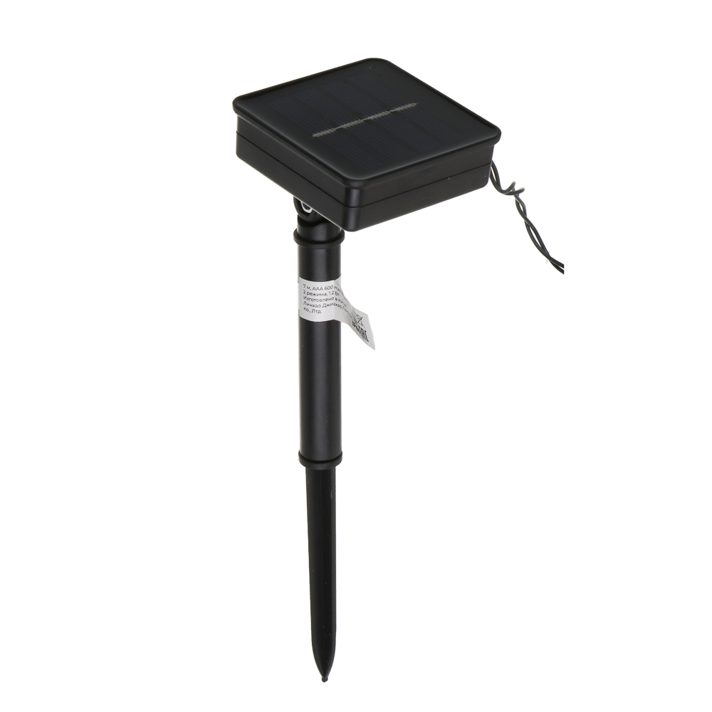 Гирлянда на солн. батар. тм INBLOOM Бабочки,7м, 25LED, шампань, AAA 600mAh Ni-MH, 2 реж., ABS,PVC,PS - #4