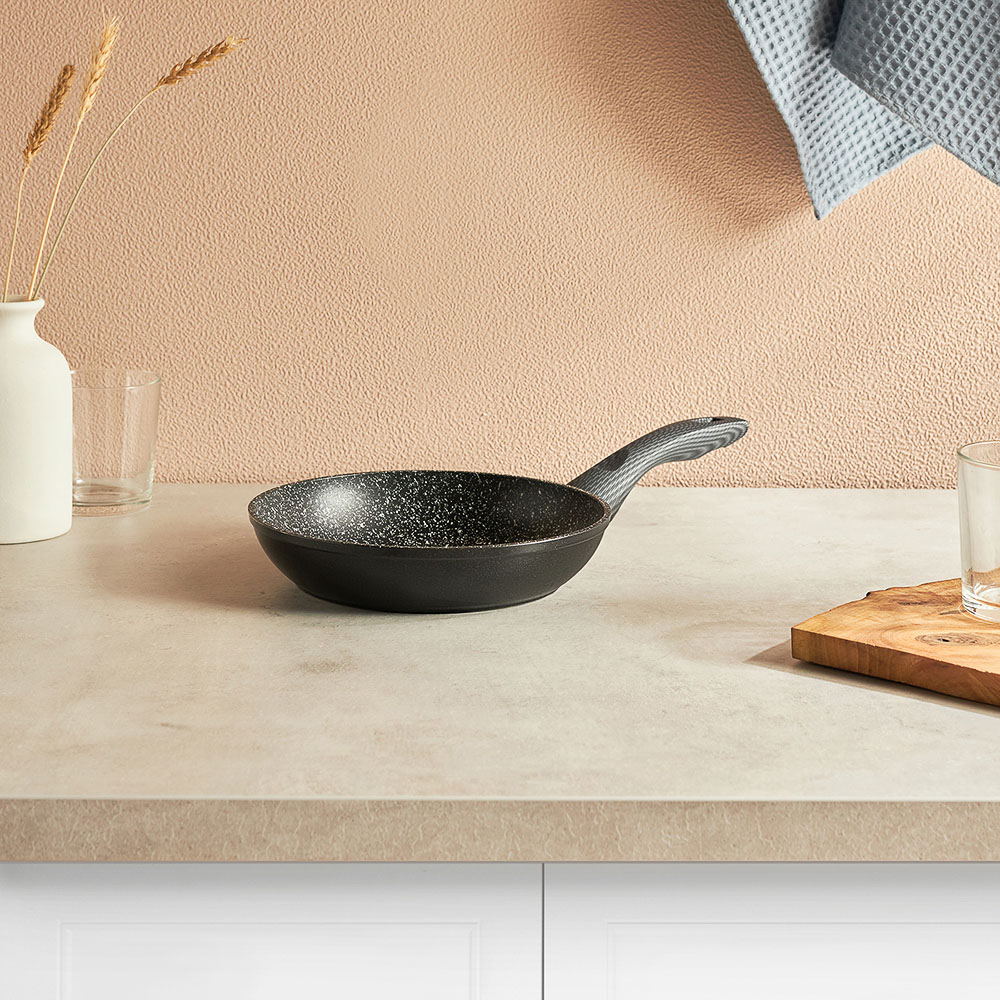 SATOSHI Карбон Сковорода литая d20см, антипригарное покрытие Мрамор, индукция - #12