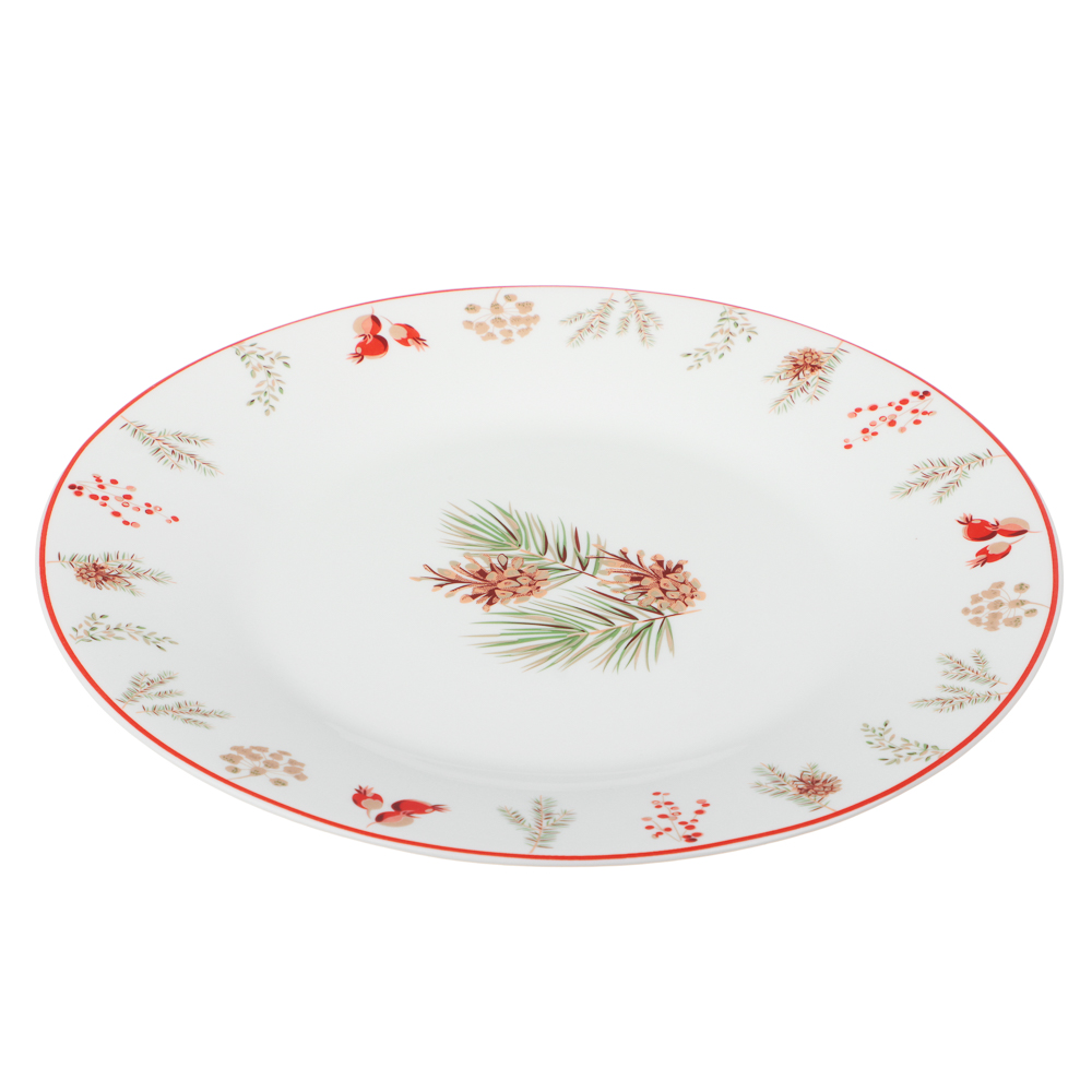 MILLIMI Шишки Тарелка закусочная 20см, опаловое стекло - #2