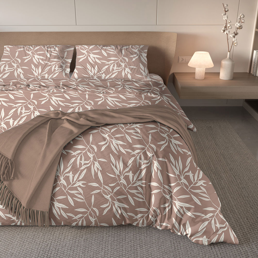 PROVANCE Мосс Комплект постельного белья 1,5 (4 предмета), микросатин, 100% полиэстер, 2 дизайна - #3