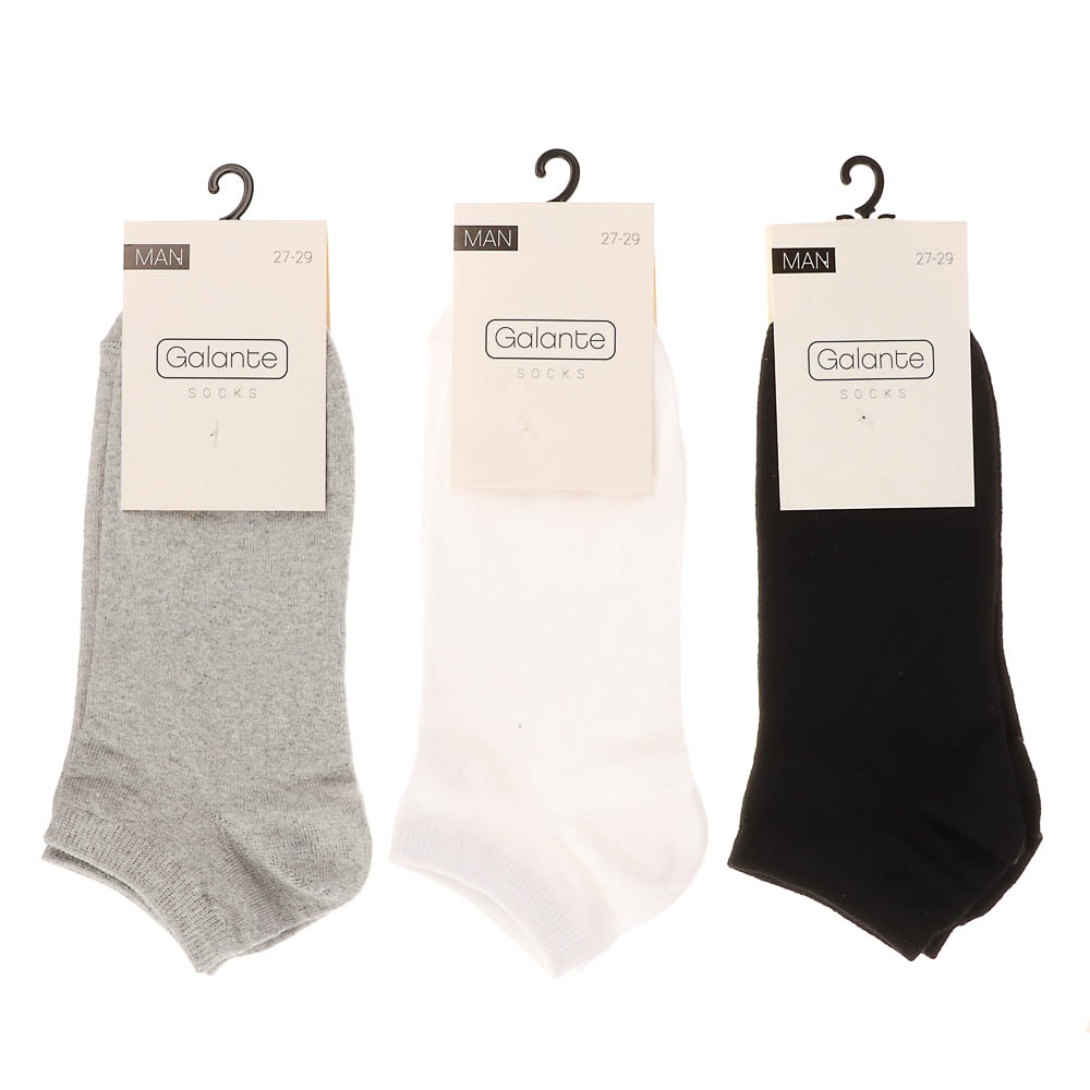 Носки мужские спортивные, GALANTE, р. 27-29, 80% хлопок, 17% полиамид, 3% эластан, цвета в ас-те - #6