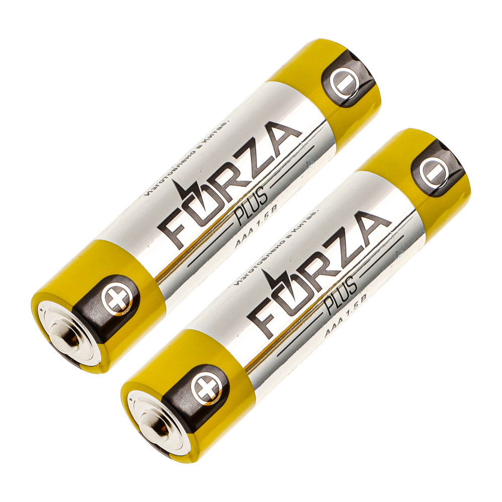 Батарейки щелочные, 2 шт, тип AAA (LR03), BL, FORZA "Alkaline" - #1