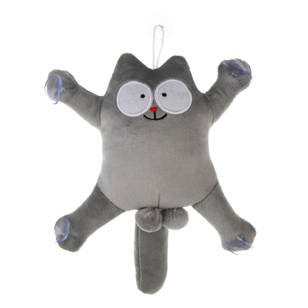 ЕРМАК Мягкая игрушка на присосках для автомобиля "Кот Саймон" - #2