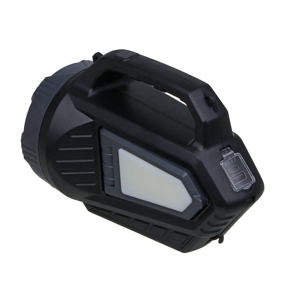 ЕРМАК Фонарь прожектор,LED,5 режимов,пластик,2400мАч,боков.фонари, красный свет, солн.батарея,Туре-С - #5