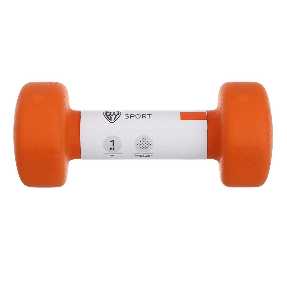 Гантель с неопреновым покрытием 1кг (+-100гр) тм BY SPORT, металл, неопреновое покрытие - #5