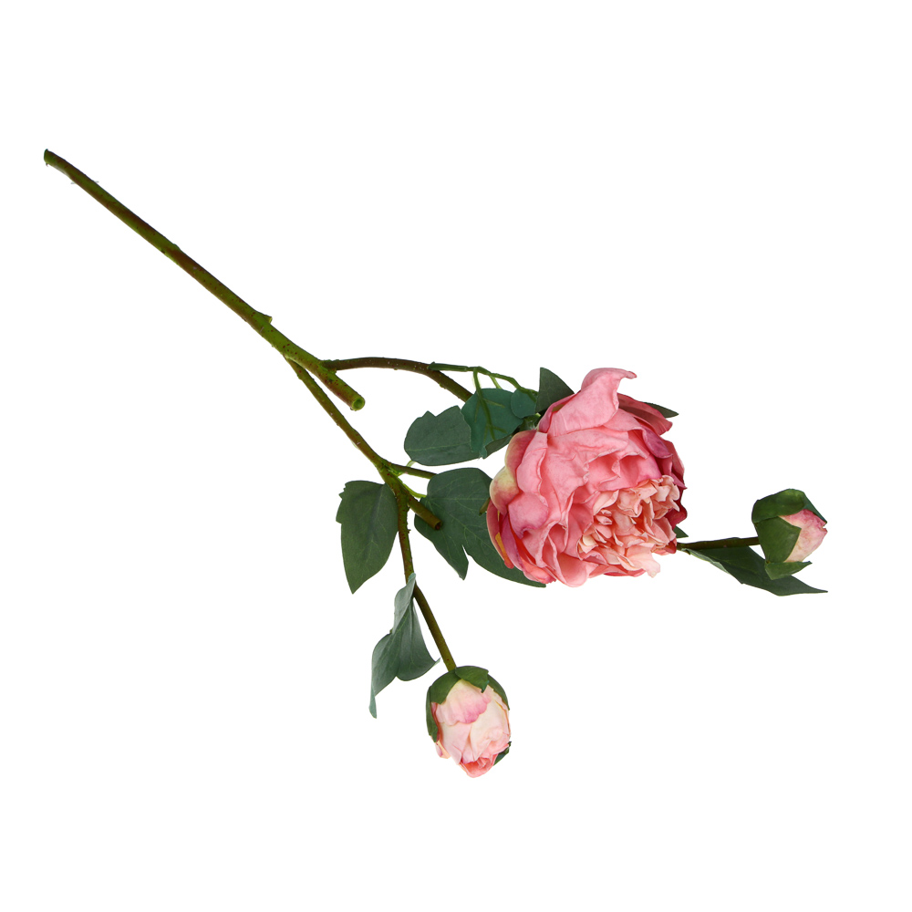LADECOR Цветок декоративный в виде пионов, пластик, 60 см, 2 цвета - #2