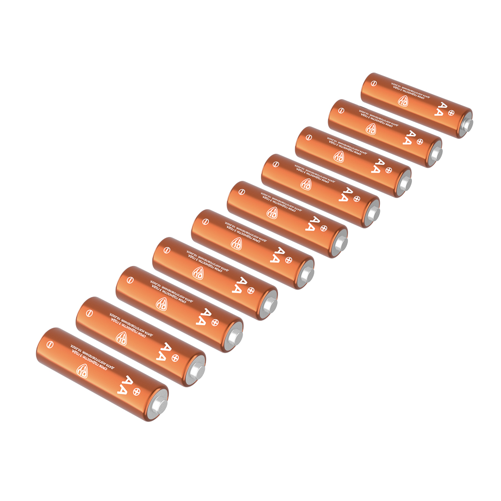 Батарейки AA BY Promo (R6P) 10шт в спайке, солевые 1.5В - #3