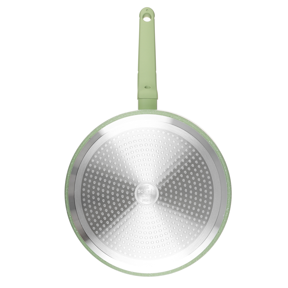 SATOSHI Эмери Набор 4 пр., сотейник 28см, кастрюля+крышка 20см, а/п покр, индукц, бамб. лоп., 3 цв. - #8