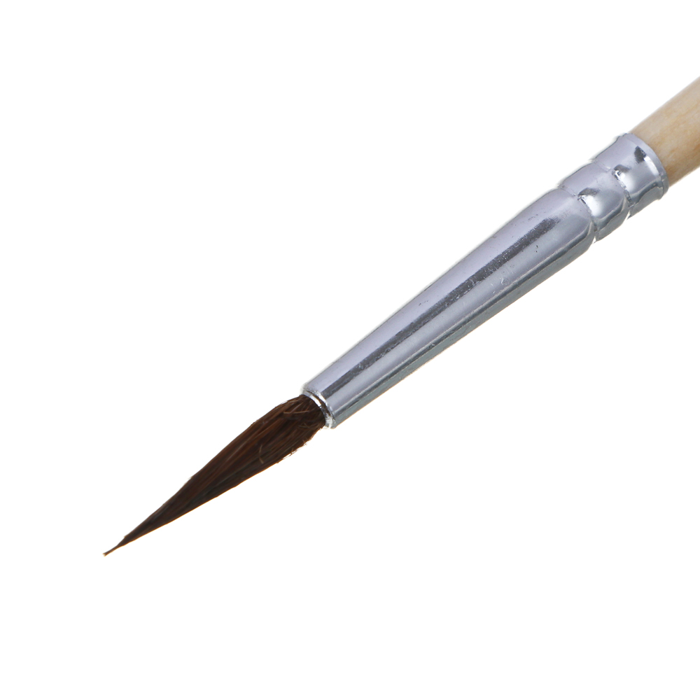 Набор кистей 5 шт: белка №1,3 волос пони № 2,4,6, в пакете с подвесом - #5