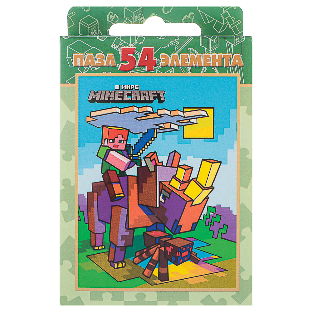 Пазл 54 элемента, 10,5х2,5х6,5см в ассортименте - #12