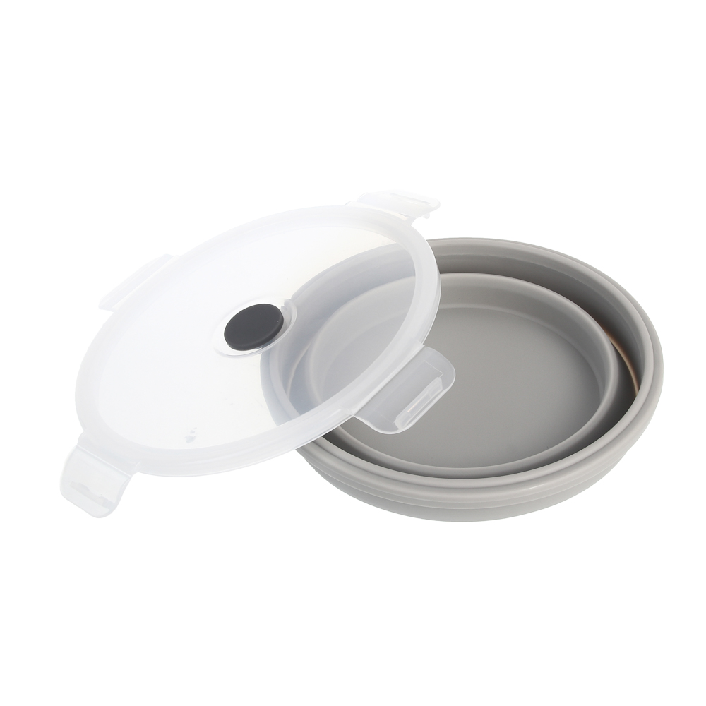 Миска складная туристическая тм BY Русские Супергерои, с крышкой, 750мл, силикон - #9