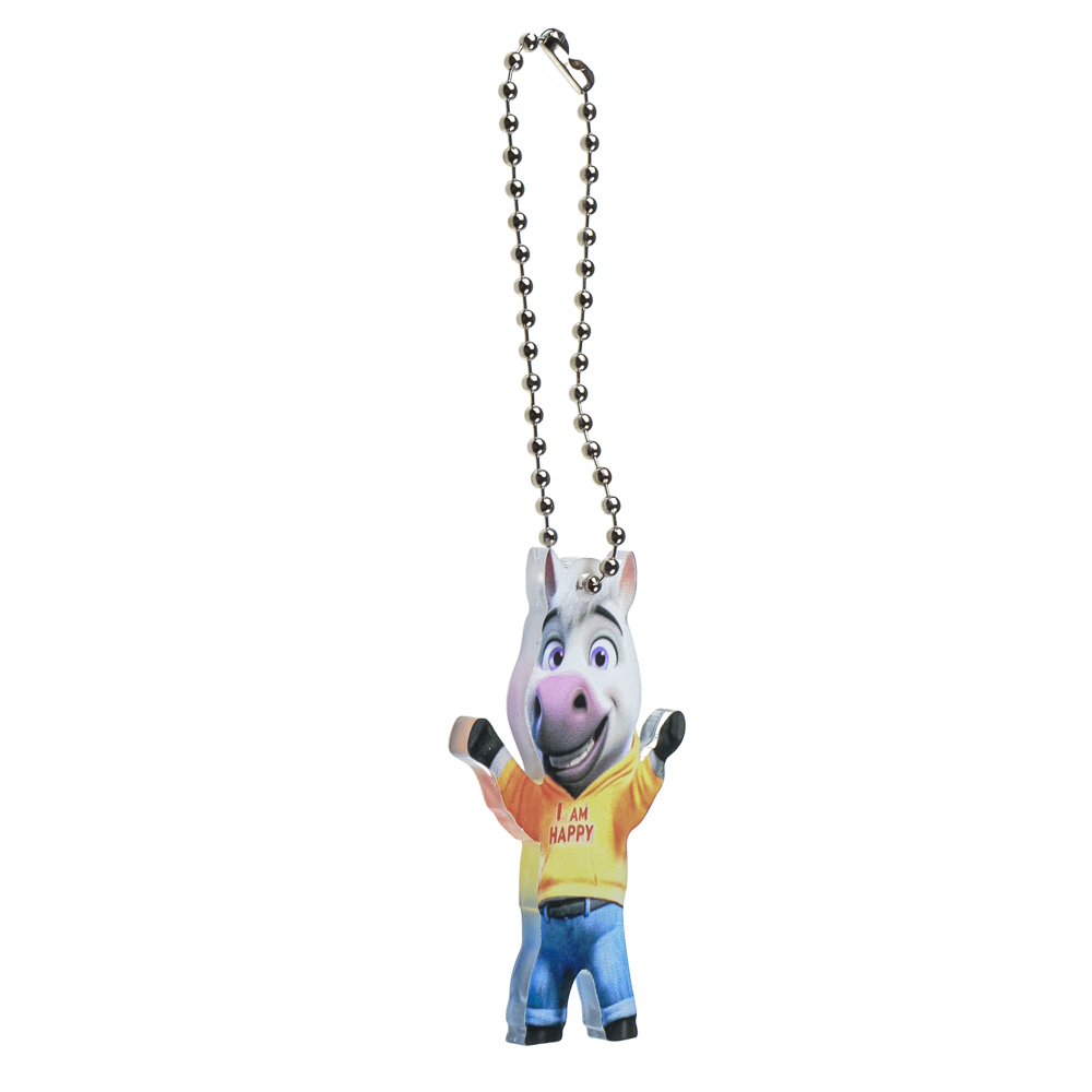 Брелок Лошадка 6 см, акрил 3 мм, печать УФ, 8 дизайнов. - #3