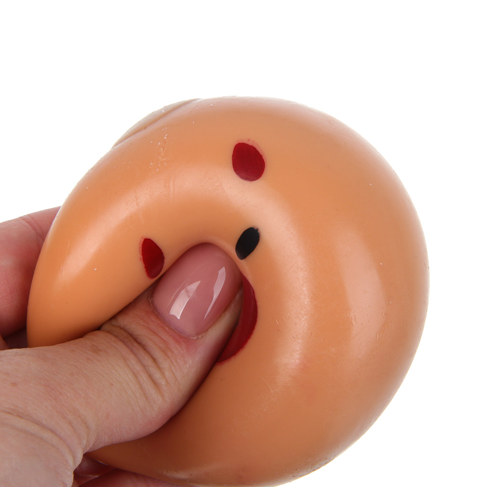 ИГРОЛЕНД Игрушка - антистресс, мялка, TPR, 13х12,5см, 6 дизайнов - #5