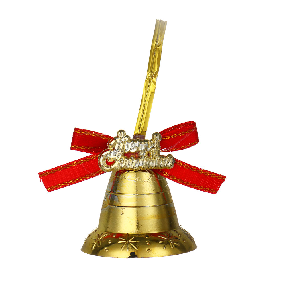 СНОУ БУМ Колокольчики 6 шт, 3,6 см, пластик, 26-772 - #2