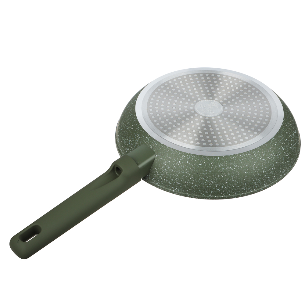 SATOSHI Кантри Сковорода литая d24см, антипригарное покрытие мрамор, индукция, 3 цвета - #12