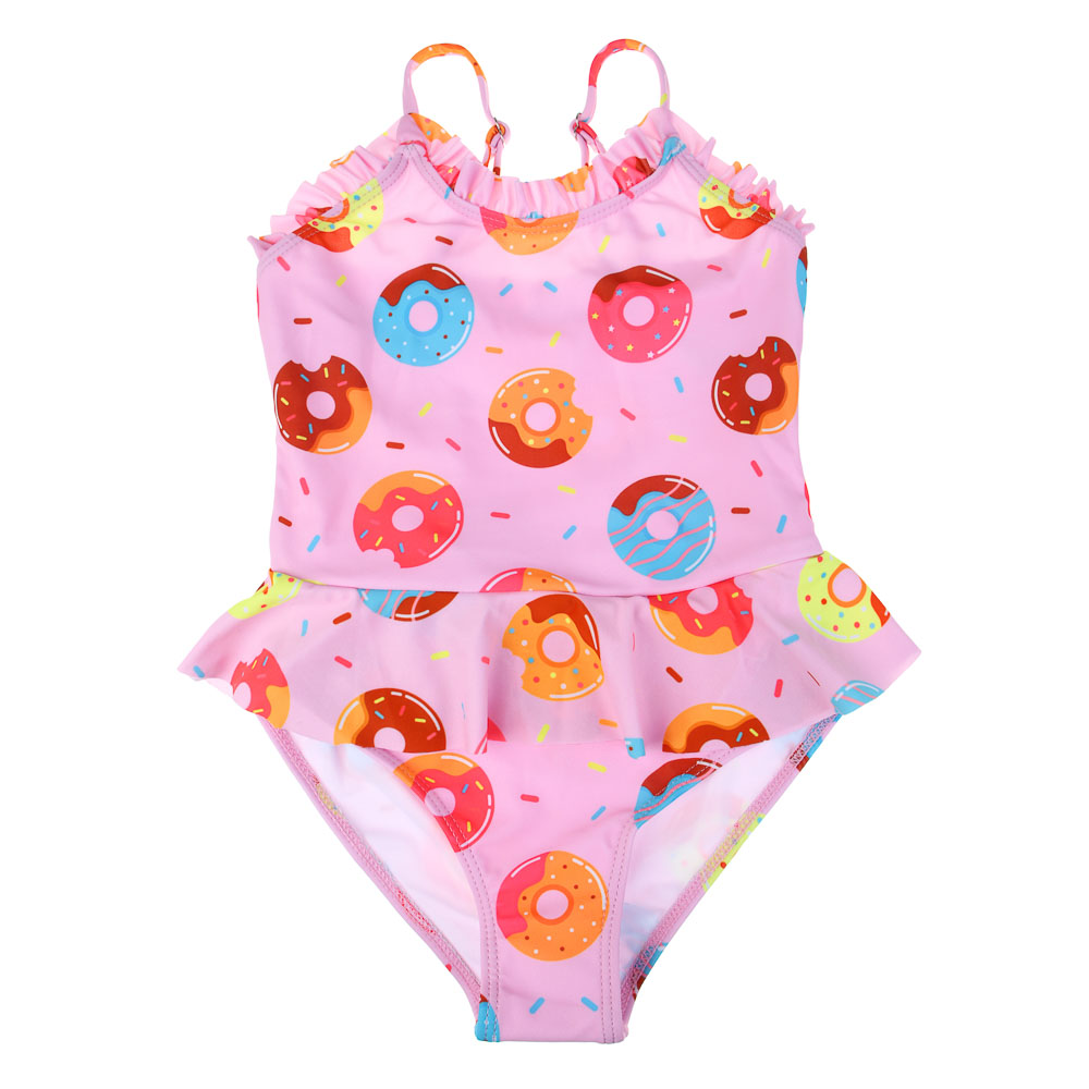 GALANTE Купальник для девочки слитный, р.110-116, 82%полиэстер, 18%эластан, ВЛ25-08 - #1