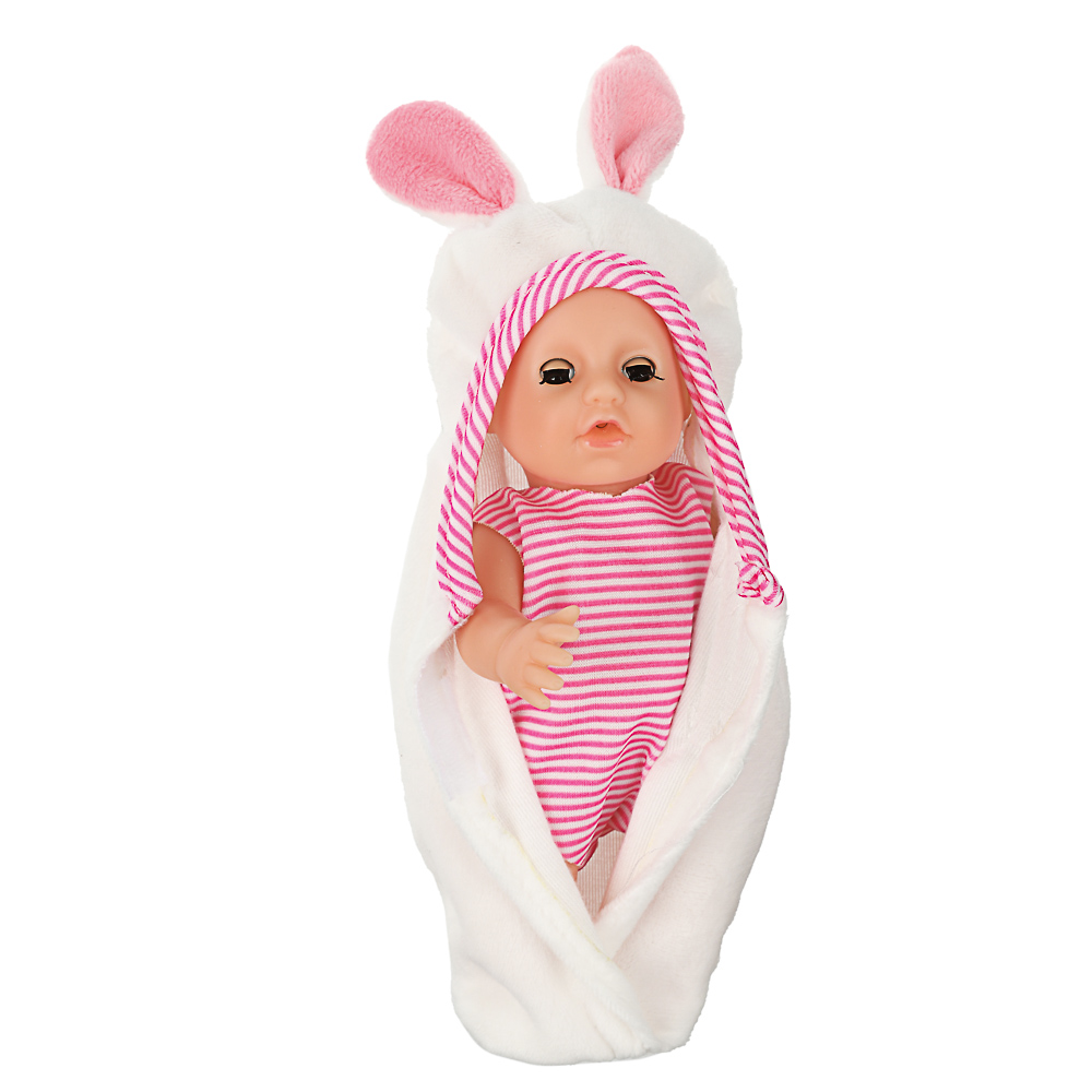 ИГРОЛЕНД Пупс с бутылочкой, h17см, АБС, полиэстер, 29,5х12х5см, 6 дизайнов - #4