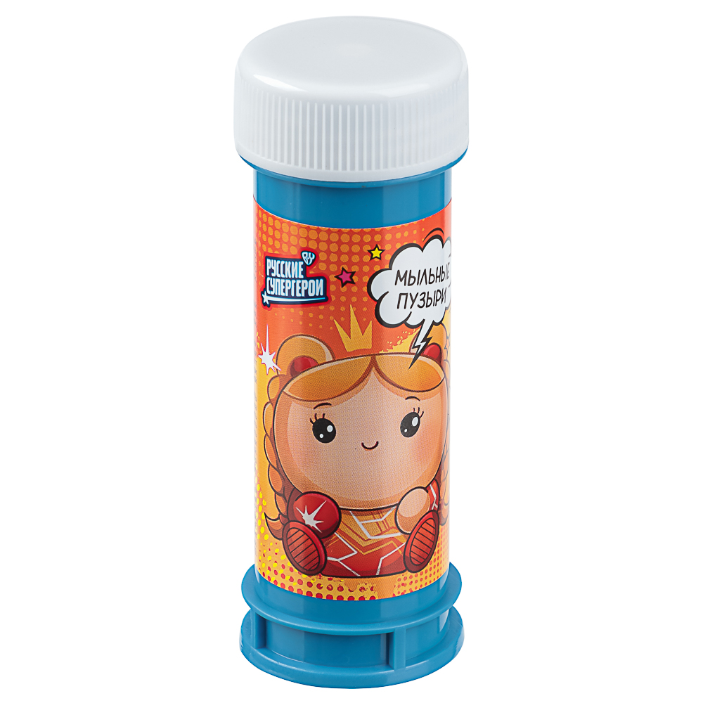 Мыльные пузыри "Русские Супергерои", BY, 50мл, мыльный раствор, пластик, 6 дизайнов - #20