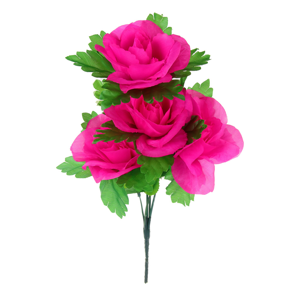 LADECOR Букет искусственных цветов в виде роз, 30-35 см, 6 цветов - #5