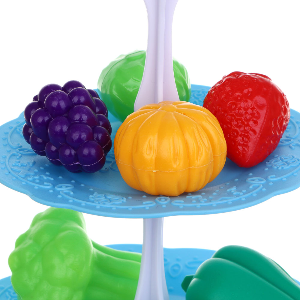 ИГРОЛЕНД Продукты на подставке "Вкусняшки", с аксессуарами в пакете, PP, PVC,21х26 см, 3 диз - #6