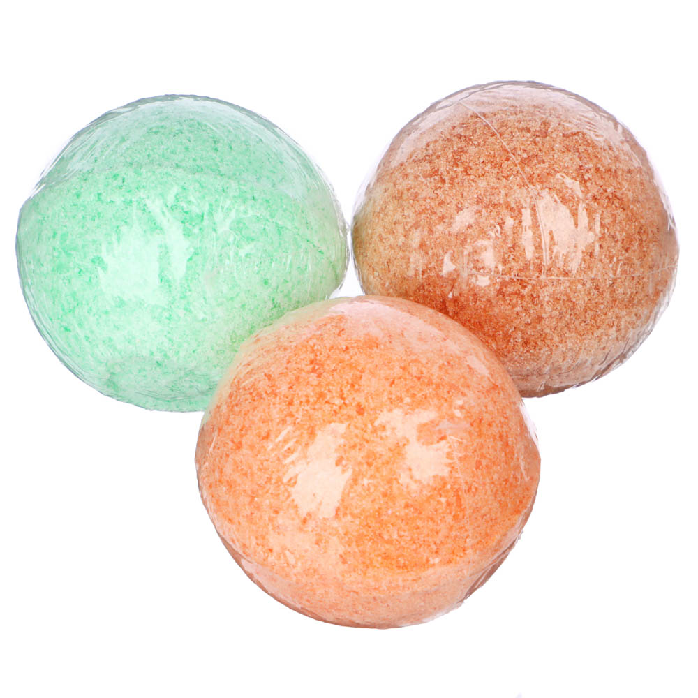 Набор бурлящих шаров для ванн Happy, 3 шт. по 40 г, 3 дизайна - #3