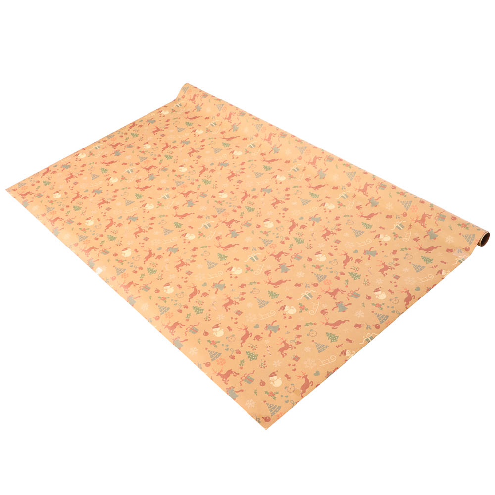 Бумага тм СНОУ БУМ подарочная, 70x100 см, 70 г односторонняя, 4 диз., арт.2 - #9