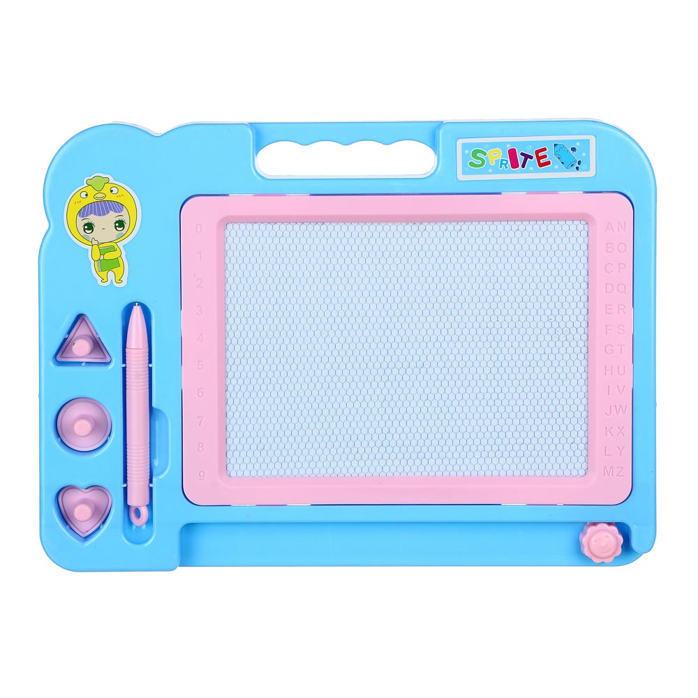 Доска магнитная для рисования с 2-3-мя штампами, пластик - #2