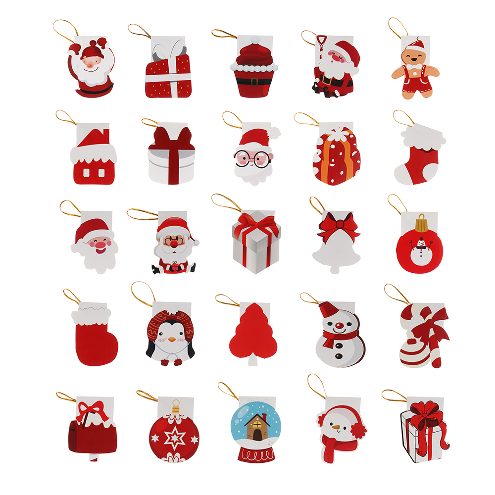 Открытка бирка, 5,4x7,2 см, бумага, микс дизайнов - #1