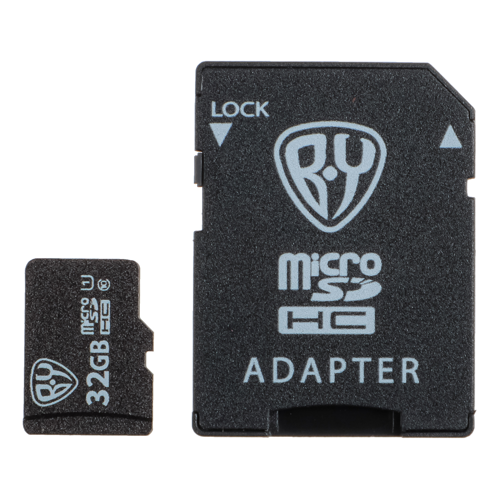 BY Флеш-карта памяти microSD 32Gb, 10 класс с адаптером SD - #1