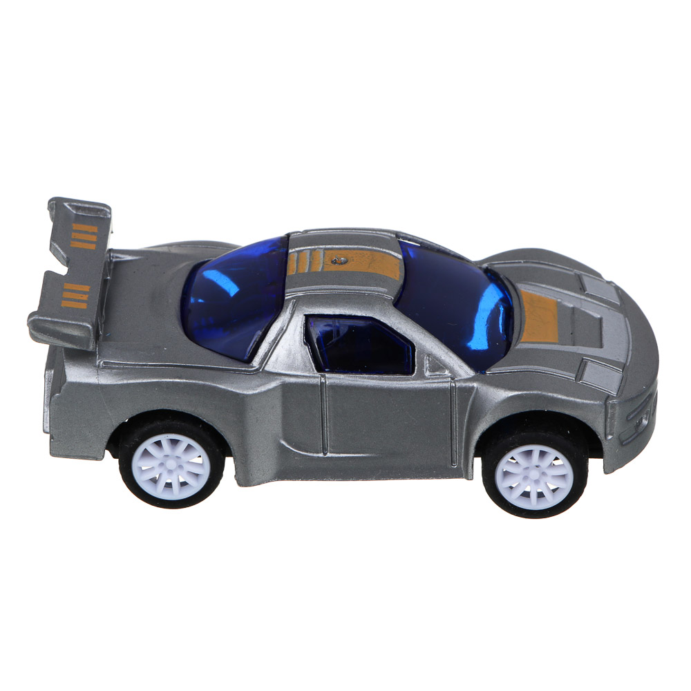 ИГРОЛЕНД Игровой набор "Светофор" с машинками,знаками, инерция,свет, звук, 3хLR44, РР, 22х19х5 см - #8