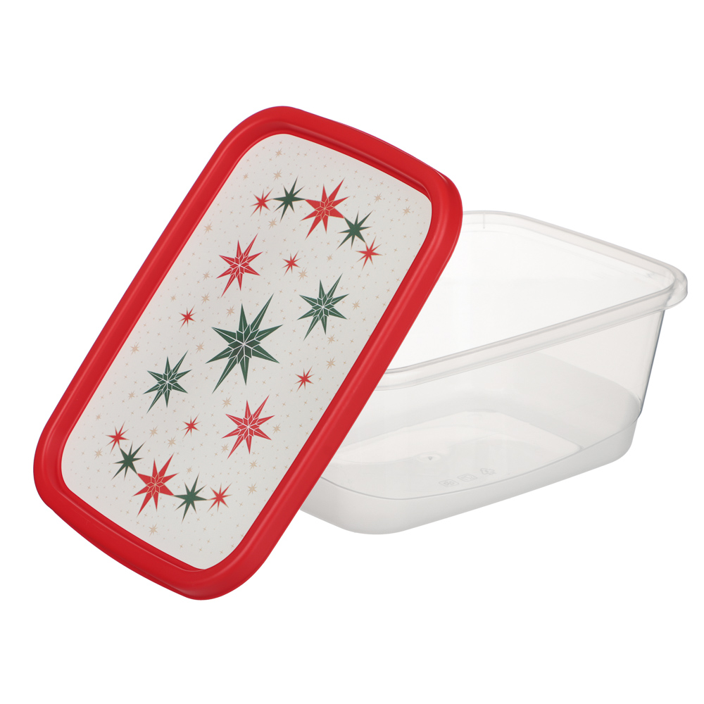 Щелкунчик Контейнер для продуктов прямоугольный 1,5, пластик - #5