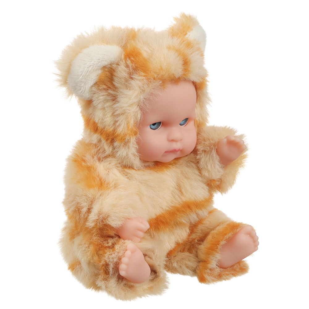 ИГРОЛЕНД Пупс в кигуруми 12 см, PVC, PP, полиэстер, 10,2х5х17 см - #5