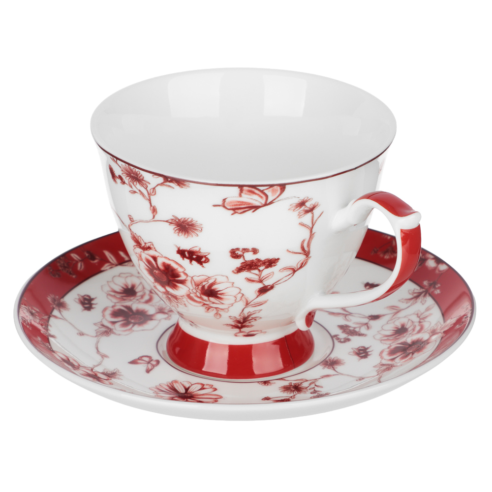 Набор чайный 4 пр., 220мл, MILLIMI, Дуэт, фарфор - #3