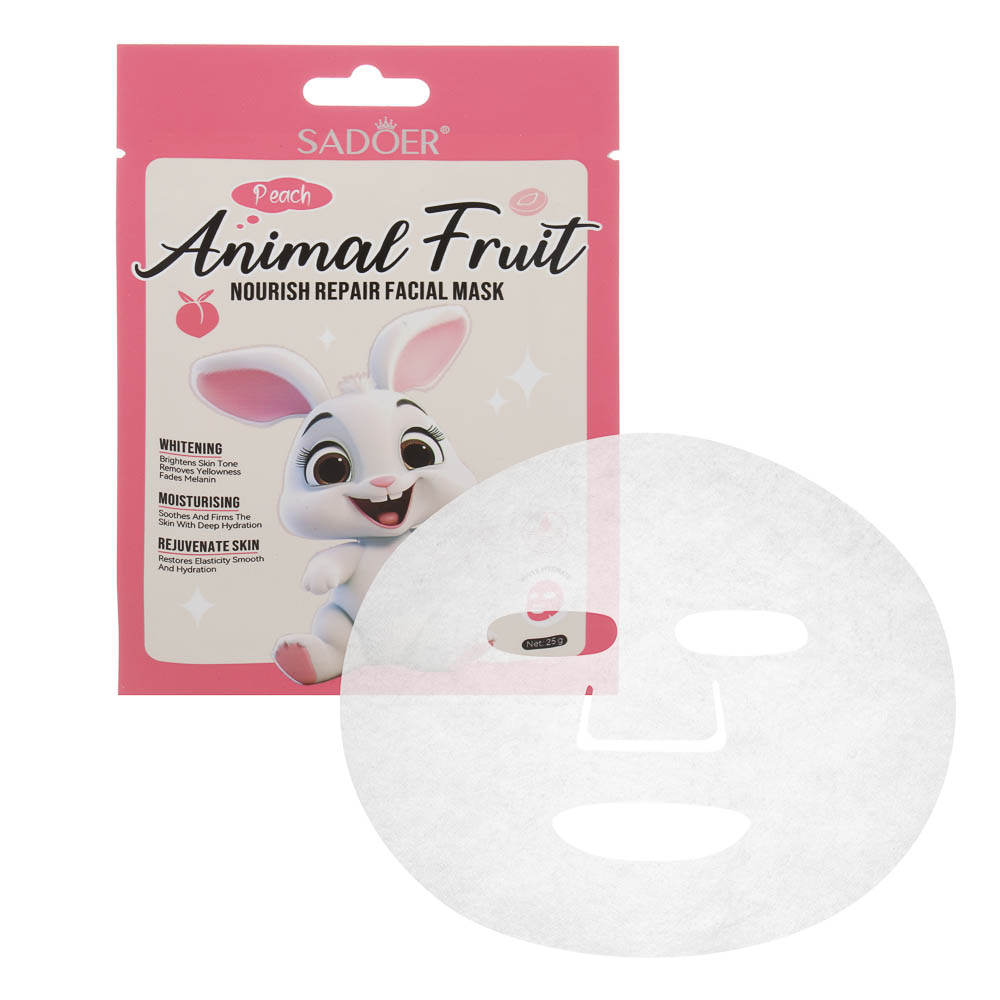 Маска для лица питательная с персиком тм Sadoer, 25гр - #2