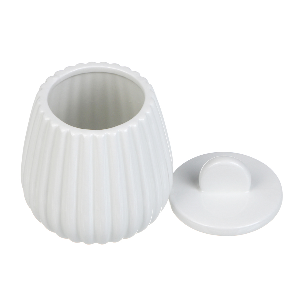 Шкатулка для украшений с крышкой, 8,5x8,5x11 см, доломит - #4