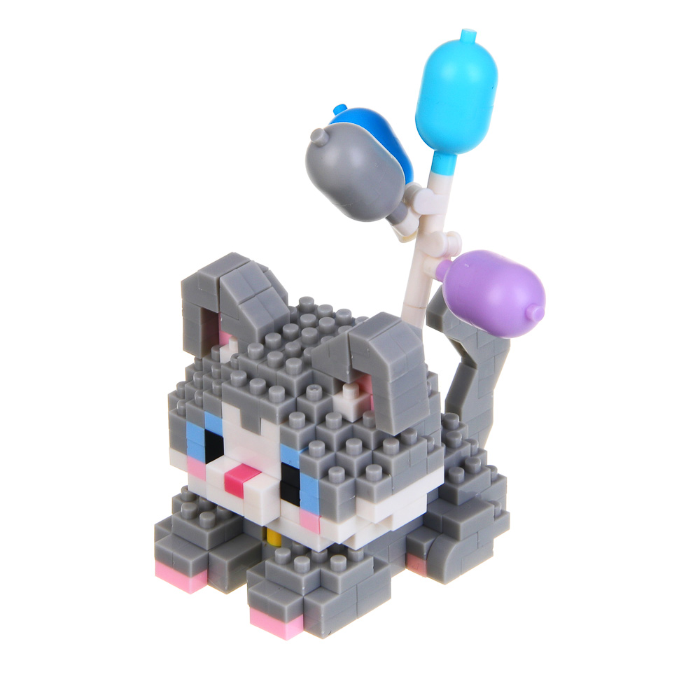 Конструктор мини 3D "Любимчик" домашние животные, 238-284 дет. ABS, 8х4,5х11,5см, 12 видов - #5