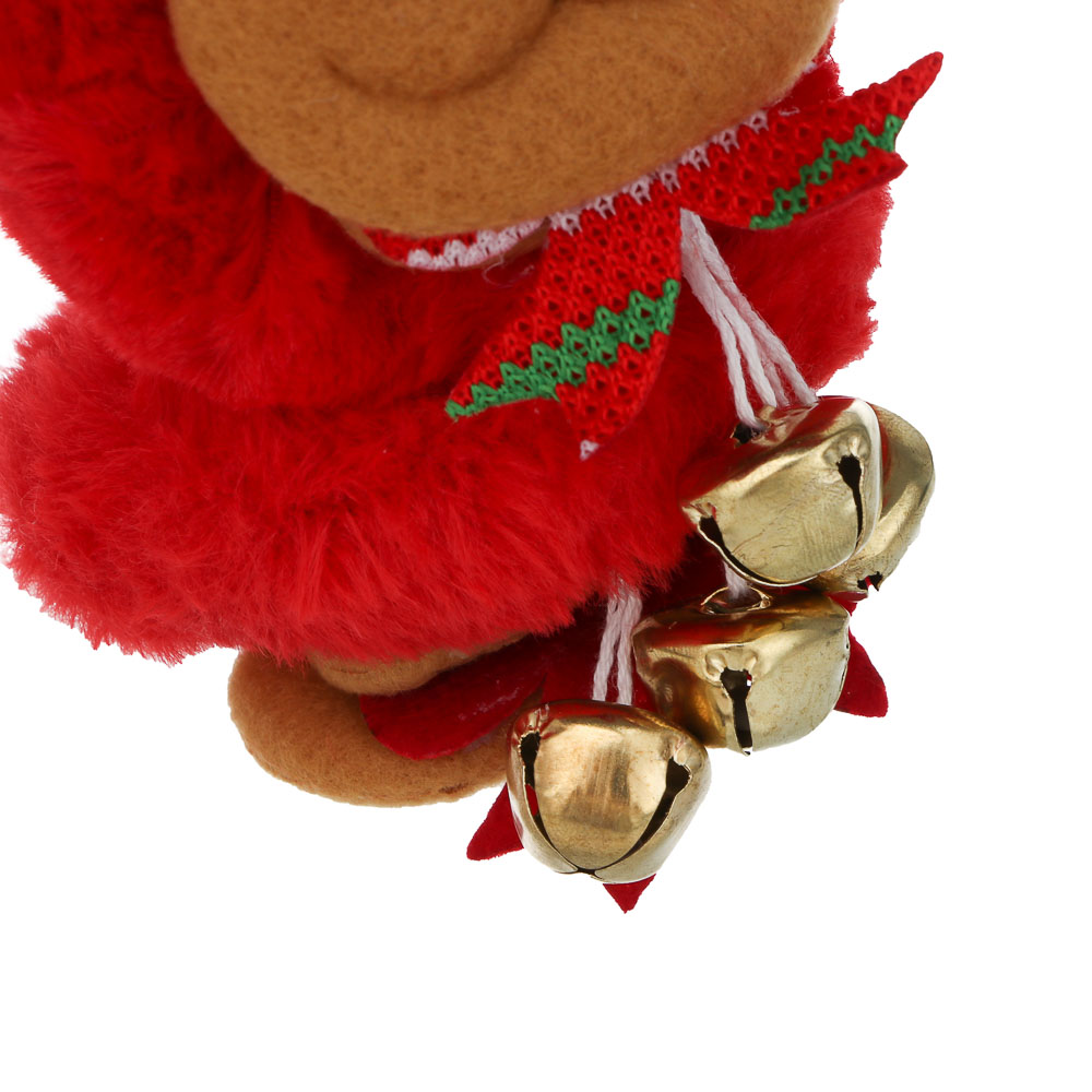 СНОУ БУМ Ободок-наушники с новогодними персонажами, диаметр 13,5см, пластик, полиэстер, 3 дизайна - #4